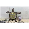 Image 3 : Metal Garden Decor, Butterfly Wall Art, Turtle, Mushroom, Wind Spinner