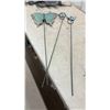Image 6 : Metal Garden Decor, Butterfly Wall Art, Turtle, Mushroom, Wind Spinner