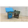 Image 2 : Decorative Wooden Birdhouses and Colorful Ceramic Water Bowl, Assorted Styles