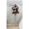 Image 4 : Decorative Wooden Birdhouses and Colorful Ceramic Water Bowl, Assorted Styles