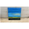 Image 2 : Four Original Acrylic Paintings on Canvas by Jessie, 2016, Sunflower, Landscape