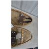 Image 2 : Faber Traditional Wooden Snowshoes with Rawhide Lacing and Modern Leather Bindings, 12x42