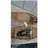 Image 3 : Faber Traditional Wooden Snowshoes with Rawhide Lacing and Modern Leather Bindings, 12x42
