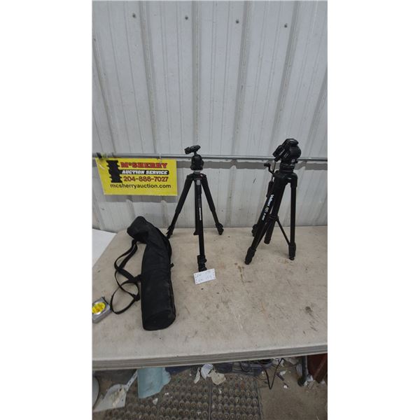 Manfrotto BeFree Travel Tripod with Ball Head and Velbon C-600 Tripod with PH-358 Fluid Head