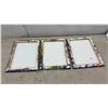 Image 5 : Three Abstract Acrylic Pour Paintings on Canvas, Multicolor, 16 × 12”