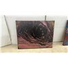Image 2 : Three Original Acrylic Pour Abstract Paintings, Largest 20 × 16”