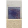 Image 2 : Four Handmade Acrylic Fluid Art Canvas Paintings and Inspirational Quote Piece, 12 × 12”