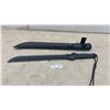 Image 1 : Gerber Gator Machete with Saw-Back Serrated Edge and Sheath, 18”