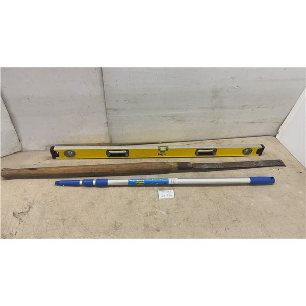 Stanley FatMax Spirit 48” Level, 8' Extension Pole
