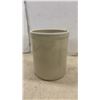 Image 4 : Stoneware Crock, Hand-Carved Wooden Pedestal Stand, Mahogany Display Plinth