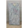 Image 4 : Three Original Canvas Paintings: Lake Landscape, Purple Floral Abstract and Pastel Abstract