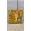 Image 3 : Seven Assorted Original Paintings, Abstract, Floral, Figurative, Largest 12 × 12”