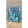 Image 7 : Seven Assorted Original Paintings, Abstract, Floral, Figurative, Largest 12 × 12”