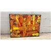 Image 3 : Three Original Acrylic Paintings on Canvas, 12 × 16”