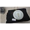 Image 1 : Oversized Pocket Watch Style Brass Wall Thermometer, Fahrenheit -20 to 130 Degrees, 12” Diameter