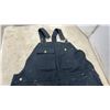 Image 2 : Dakota Heavy-Duty Padded Work Bib Overalls, Black, Size XL/TG