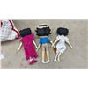 Image 3 : Crocheted Red Heart Throw Pillow and Three Betty Boop Plush Dolls