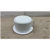 Image 3 : Vintage Canadian Wear-Ever #972 Aluminum Coffee Pot and Porcelain Chamber Pot