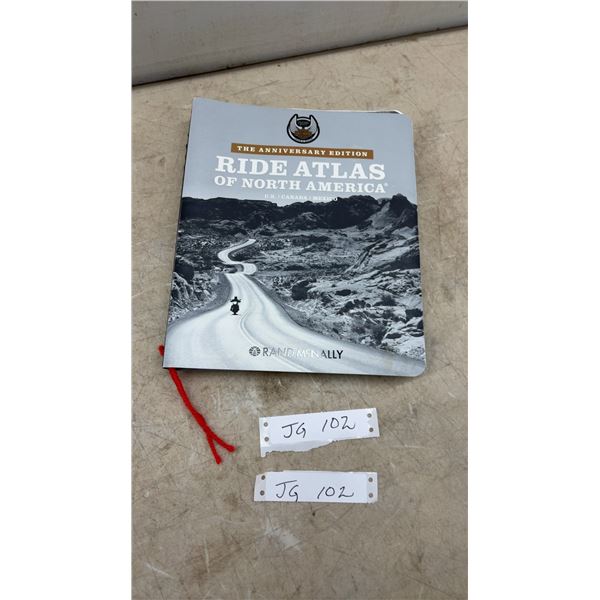 Harley-Davidson Anniversary Edition Ride Atlas of North, USA, Canada, Mexico by Rand McNally