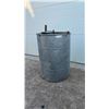 Image 1 : Vintage Manual Galvanized Steel Two-Frame Honey Extractor with Hand-Cranked Mechanism