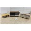Image 1 : Vintage Radio Lot: Rising FM-210 AM/FM, Viking Solid State AM Clock Radio