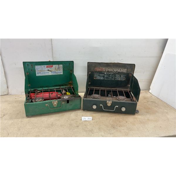Coleman Model 421E Liquid Fuel and Propane Two-Burner Portable Camping Stoves
