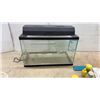 Image 2 : Hagen Glass Aquarium with Hood, Light, Turtle Care Books, Reptile Food, Conditioner