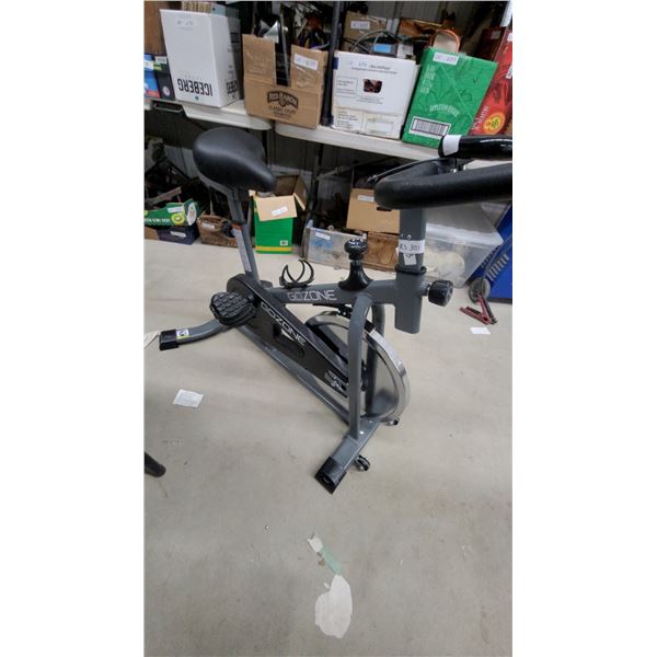 GoZone RS 301 Stationary Exercise Spin Bike with Adjustable Seat