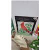Image 3 : Latch Hook Kit Cardinal, Dancing Santa, Candle Lights
