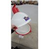 Image 4 : The Big Bobber Floating Cooler, Spherical Red and White Design with T-Handle