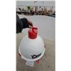 Image 5 : The Big Bobber Floating Cooler, Spherical Red and White Design with T-Handle