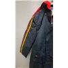 Image 4 : Vintage Ski-Cruiser One-Piece Snowmobile Suit, Size Small, Navy with Red and Yellow Stripes