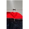 Image 8 : Vintage Ski-Cruiser One-Piece Snowmobile Suit, Size Small, Navy with Red and Yellow Stripes