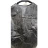 Image 6 : Black Genuine Leather Patched Vest, Size Large, Biker/Motorcycle Style