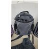 Image 4 : High Sierra A.T.GO Plaid Backpack, Coleman Purple Insulated Tote, Duffel Bag