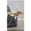 Image 2 : Black Snakeskin Texture Handbag and Assorted Animal Print Purses, Wallets