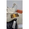 Image 8 : Black Snakeskin Texture Handbag and Assorted Animal Print Purses, Wallets