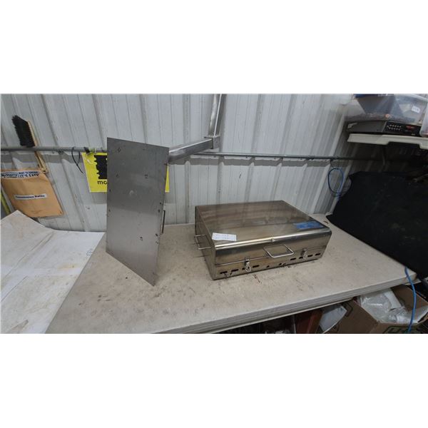 BRMC Tailgater Portable Stainless Steel Grill with Mounting Bracket