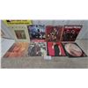 Image 1 : Lot of 8 Vinyl Records Including Rush, Stray Cats, REO Speedwagon, Village People