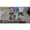 Image 1 : Lot of 8 Vintage Vinyl LPs Including The Cars, Eagles, Pet Shop Boys, ABBA, Saturday Night Fever