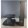 Image 1 : Aurum Cantus Romanca Black Speaker and Matching Stand