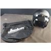 Image 1 : Jiekai Open Face Motorcycle Helmet Matte Black With Visor