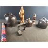 Image 1 : Stoneware Jugs, Wood Carvings, More