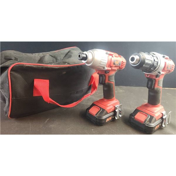 SKT Power Tools 20V Cordless Drill and Impact Driver Set