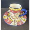 Image 10 : Pier 1 Etrusco Handpainted Earthenware Italian Dinnerware