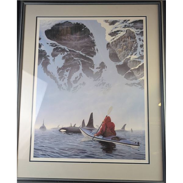 Christopher Walker "Acceptance" Orca Print, Signed, Numbered 237/450