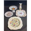 Image 1 : English, Japanese, and Canadian Decorative Plates and Vase Assortment