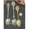 Image 4 : Collectible Souvenir Spoons with Two Wall Display Racks