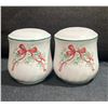 Image 3 : Porcelain Tableware Set With Ivy Motif, 3 Glass Cutting Boards