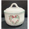 Image 5 : Porcelain Tableware Set With Ivy Motif, 3 Glass Cutting Boards